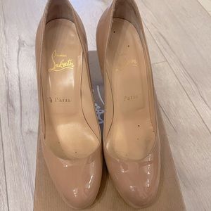 Authentic Christian Louboutin Nude Simple 100